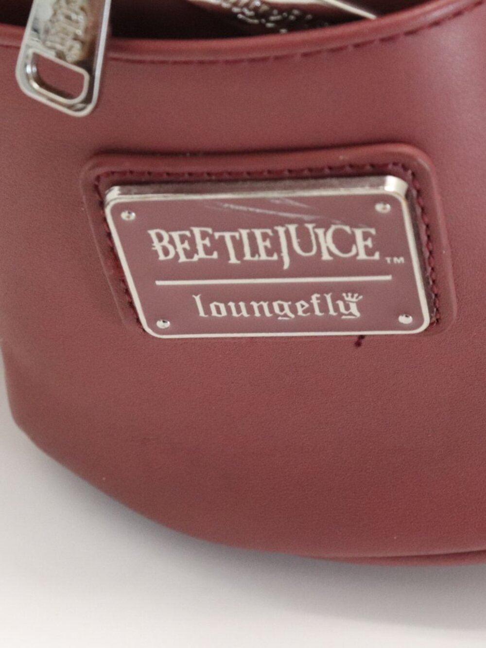 Loungefly Beetlejuice Recently Deceased Women's Mini Backpack Faus Leather - Picture 4 of 8